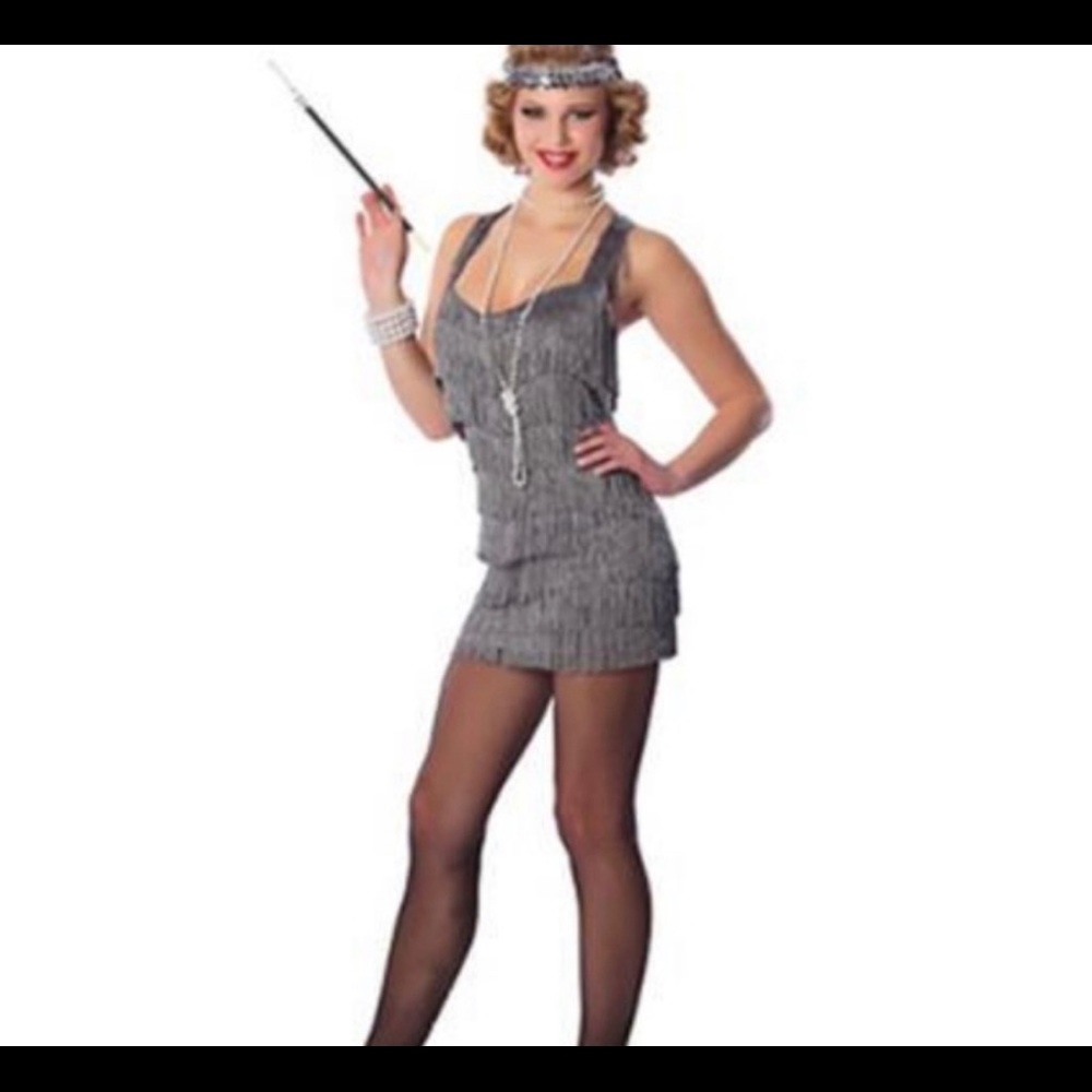 NEW Sexy flapper girl costume and accessories
